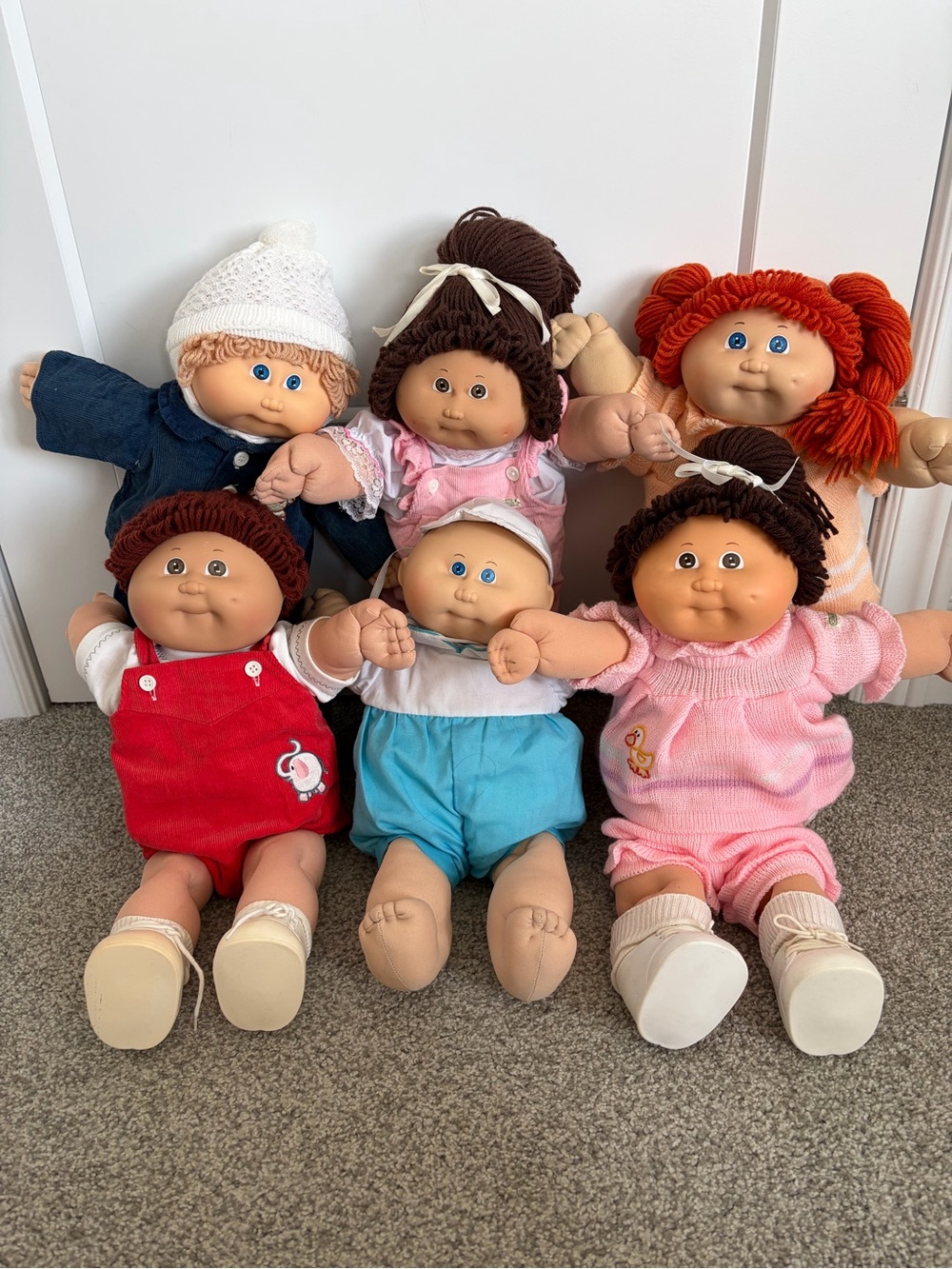 Vintage Cabbage Patch dolls - lot of 6